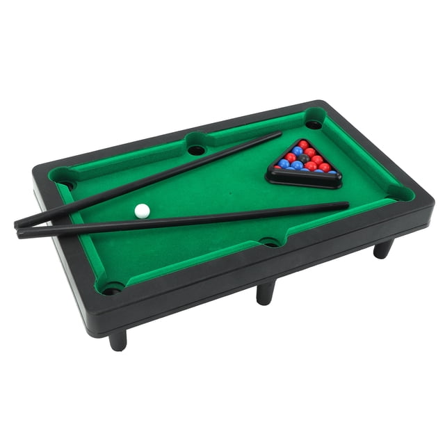 Miniature Pool Game Set, Space Saving Hand Eye Coordination Decorative Mini Pool Table For Home