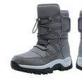 thumbnail image 4 of Bottes d'Hiver pour la Neige Chaussures de Travail Montantes Hommes Antidérapantes pour Randonnée Escalade Camping, 4 of 8