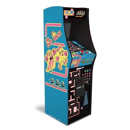 Arcade1Up Ms. PAC-MAN & GALAGA Class of '81 Deluxe Arcade Game with WIFI, 12 Classic Games, and 17-inch Screen