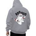 thumbnail image 3 of Tisuna Men'S Halloween Hoodies Ghost Print Long Sleeve Hooded Tops Lightweight Men Festival Theme Party Hoody Clothes Size L, 3 of 4