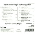 thumbnail image 2 of Gerhard Gnann - Gerhard Gnann Plays the Gabler Organ in Weingarten - Music & Performance - CD, 2 of 2