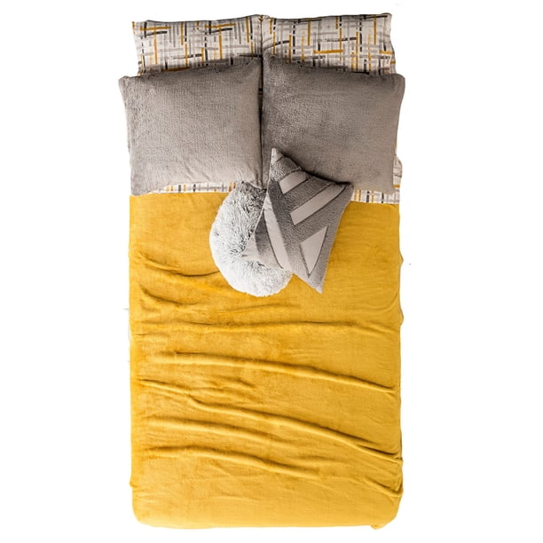 Cobertor Ligero Vianney Mostaza King Size/Queen Size