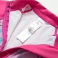 thumbnail image 2 of BONVERANO Baby Girls Swimsuit, Toddler Bathing Suit, Long-Sleeve Zipper One Piece Swimwear with UPF 50+ Sun Protection （Rosy 6-9months）, 2 of 8