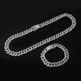 thumbnail image 1 of Cadena de eslabones cubanos de cadera para hombres, collar cubano helado de Miami, collares ostentosos chapados en oro, joyería de rapero de 13MM para hombres y mujeres Tan Jianjun unisex, 1 of 2