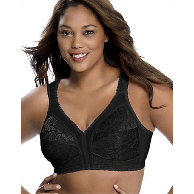 Playtex 18 Hour 4693 Original Comfort Strap Wirefree Bra Black