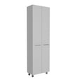 thumbnail image 1 of TUHOME Baleare Pantry Cabinet  Engineered Wood Pantries in  White, 1 of 13