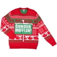 thumbnail image 5 of Ripple Junction The Office Dunder Mifflin Paper Company Merry Snow Ugly Chritsmas Sweater, 5 of 7