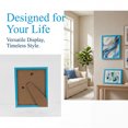 thumbnail image 4 of REGALWOVEN Classic Wood Picture Frame,for Wall Mounting or Tabletop Display, Horizontal and Vertical Home Decor Blue 8" x 10", 4 of 5