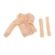 thumbnail image 1 of Suéter abotonado a escala 1/12, ajustado, hecho a mano, mini jersey, prenda exterior holgada. beige, 1 of 9