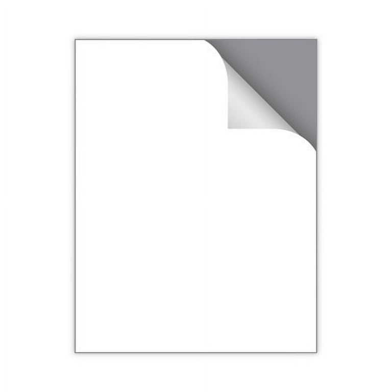 Cover-All Opaque Laser/Inkjet Shipping Labels, Full-Sheet Format, Inkjet/Laser Printers, 8.5 x 11, White, 100/Box Cover-All Opaque Laser/Inkjet Shipping Labels, Full-Sheet Format, Inkjet/Laser Printers, 8.5 x 11, White, 100/Box