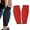 Red, variant on Shin Defender Shin Guards Kids - Shindefender Shin Guards Soccer Kids 4-6 10-12