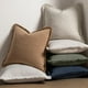 thumbnail image 5 of Juego de 2 fundas de almohada decorativas MIULEE, 50 x 50 cm, con flecos, color beige, 5 of 7
