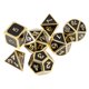 thumbnail image 4 of 7 piezas / paquete de dados poliédricos esmaltados para accesorios de juegos de de barra 1,6 cm , Dorado Baoblaze Dado, 4 of 8