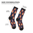 thumbnail image 3 of Bingfone Compression Socks for Women and Men Long Socks for Running Athletic Cycling Nurse- American Football and Fire Flames, 3 of 7