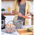 thumbnail image 4 of Yoyoo Steamer Basket Instant Pot Stainless Steel Steam Basket for Instant Pot Accessories 6 qt Pressure Cooker Accessories Strainer with Handle, 4 of 9