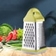 thumbnail image 1 of Rallador y cortador de verduras 4 en 1 de acero inoxidable | Rallador de queso con 4 cuchillas | Rallador de cocina apto para lavavajillas para verduras, jengibre y queso | Incluye 1 rallador, 1 of 8