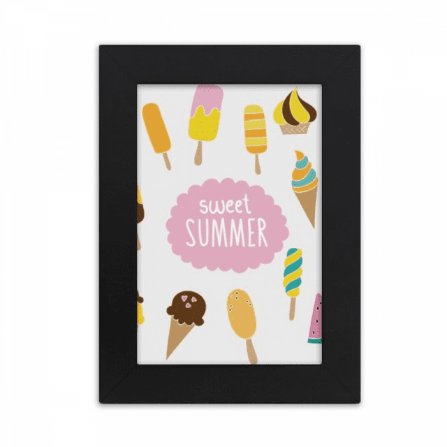 Diverse Sweet Summer Ice Desktop Photo Frame Picture Display Art Painting Exhibit