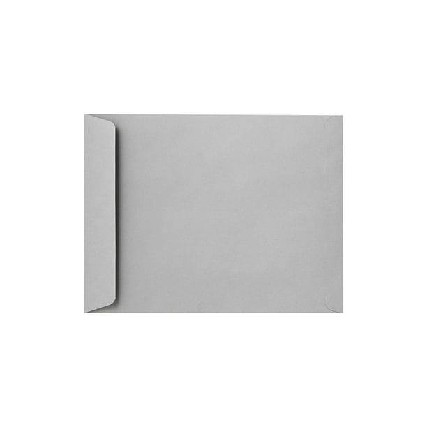 10 x 13 Open End Envelopes - Gray Kraft (50 Qty)