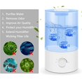 thumbnail image 5 of 10 limpiadores universales de tanque humidificador, humidificadores de niebla cálida y fría, pecera, compatible con gotas, gotas, 1.75 x 2.55 pulgadas (púrpura y azul), 5 of 5
