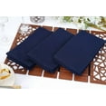 thumbnail image 3 of Solid Cloth Napkins Set of 12 Navy Blue 100% Cotton Dinner Napkins 18x18 inches - Soft, Reusable, Absorbent & Washable Linen, Ideal for Wedding Events, Parties & Everyday Use, 3 of 3