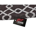 thumbnail image 4 of Pop Fashion Women's Scarf with Zipper Pocket & Pattern Print Interlocking Chain Square (Grey), 4 of 7