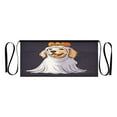 thumbnail image 7 of Yayeee Waist Apron with Pockets for Cooking Waterproof Half Server Aprons, Yellow Halloween Dog, 7 of 7