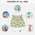 thumbnail image 6 of Red Panda Leaves Pattern Swim Trunks Quick Dry Beach Pool Board Shorts Lightweight Stylish Print Sizes 2T to XL, 6 of 8