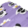 thumbnail image 3 of Smiling Panda Shower Curtain Waterproof Washable Bathroom Shower Curtain Polyester Cloth Fabric Bathroom Decor Set with 12 Hooks, 60x72 inches, 3 of 6