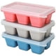 thumbnail image 1 of 3 Pack Mini Ice Cube Mold with Lid, 18 Compartment Silicone Ice Cube Tray for Whiskey, Cocktails, 1 of 3
