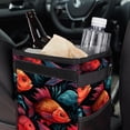 thumbnail image 6 of Fish Foldable with Lid Leak-Proof Hanging Storage Bag Mini Trash Can Car Trash Bin Trash Can for Car, 6 of 6
