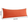 thumbnail image 5 of Ntbay 2 Pack Microfiber Ultra Soft Body Pillowcase with Envelope Closure, Wrinkle, Stain Resistant Body Pillow Cover, 20" x 54", Brunt Orange (Not Include Body Pillow), 5 of 6