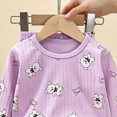 thumbnail image 5 of HFHAPW Little Girl Boys Pajamas Sets Baby Girl Boy 2Pcs Pjs Kids Long Sleeve Sleepwear, 5 of 6
