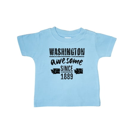 

Inktastic Washington Awesome Since 1889 Gift Baby Boy or Baby Girl T-Shirt