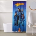 thumbnail image 4 of The Thundermans Shower Curtain Cartoon Art Bath Shower Curtains with 12 Hooks, Waterproof Washable Polyester Bathroom Home Decor Set 60x72 Inch Iron, 4 of 8