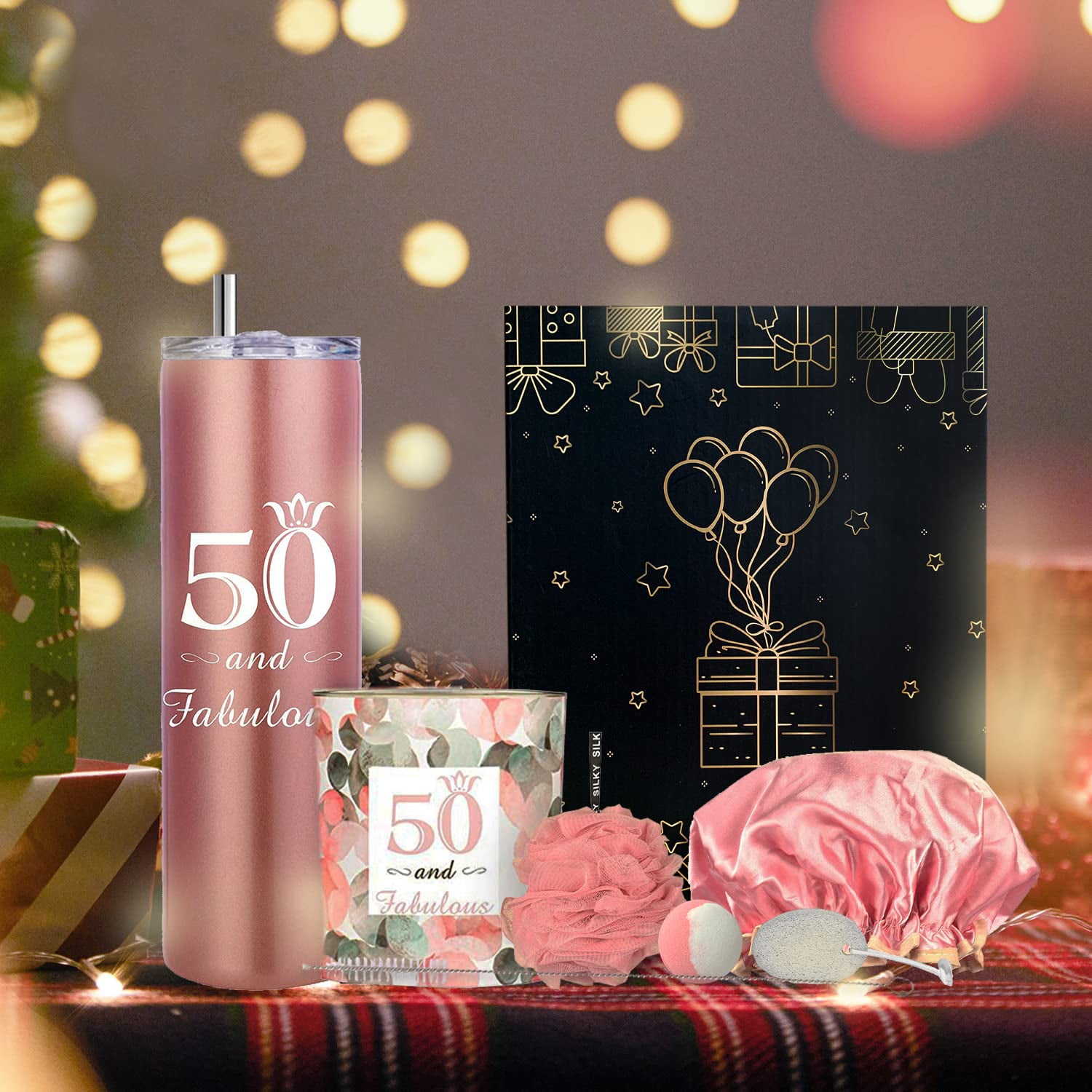 50th Birthday Gifts for Women Men, Vintage 1974 50 Year Old Birt 並行輸入品 50th Birthday Gift for Women - Milestone Birthday Care Package