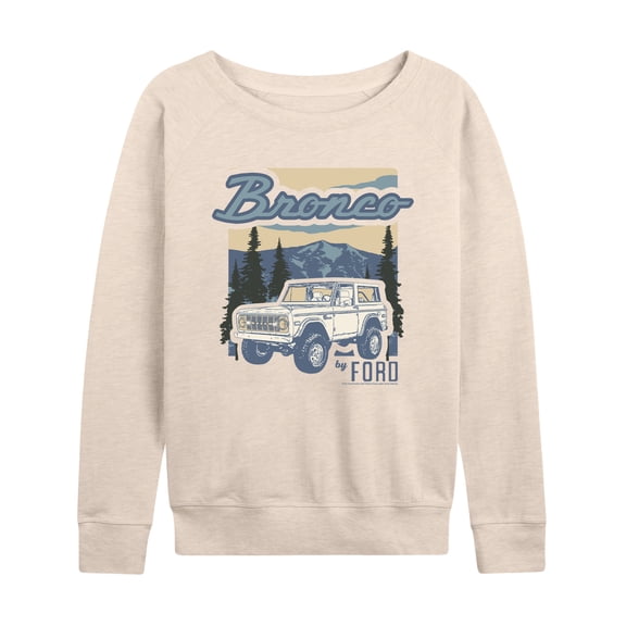 Ford - Bronco Ford - Women's French Terry Long Sleeve Pullover