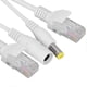 thumbnail image 2 of 12V Power Over Ethernet Passive POE Adapter Cable Splitter Injector Waterproof White, 2 of 2