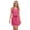 Hot Pink, variant on Women's Eyelet Scoop Neck Sleeveless Dress with 100% Polyester Eyelet Fabric Lightweight Easy Care Machine Washable
