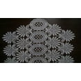 thumbnail image 4 of Doily Boutique Place Mat or Doily in Ivory Victorian Lace Size 16 x 16 inches Handmade, 4 of 4