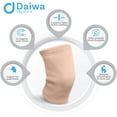 thumbnail image 3 of Daiwa Felicity Knee Compression Sleeve – Magnetic Brace for Arthritis, Joint Pain, and Injury Recovery, Beige - HSA/FSA Eligible. Provides uniform support for the entire knee  (Small), 3 of 9