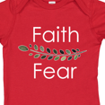 thumbnail image 4 of Inktastic Faith Over Fear with Laurels Boys or Girls Baby Bodysuit, 4 of 5
