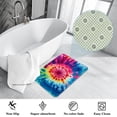 thumbnail image 3 of Tie Dye Non-Slip Polyester Chair Mats Floor Mat Kitchen Mat Machine Washable, 3 of 6