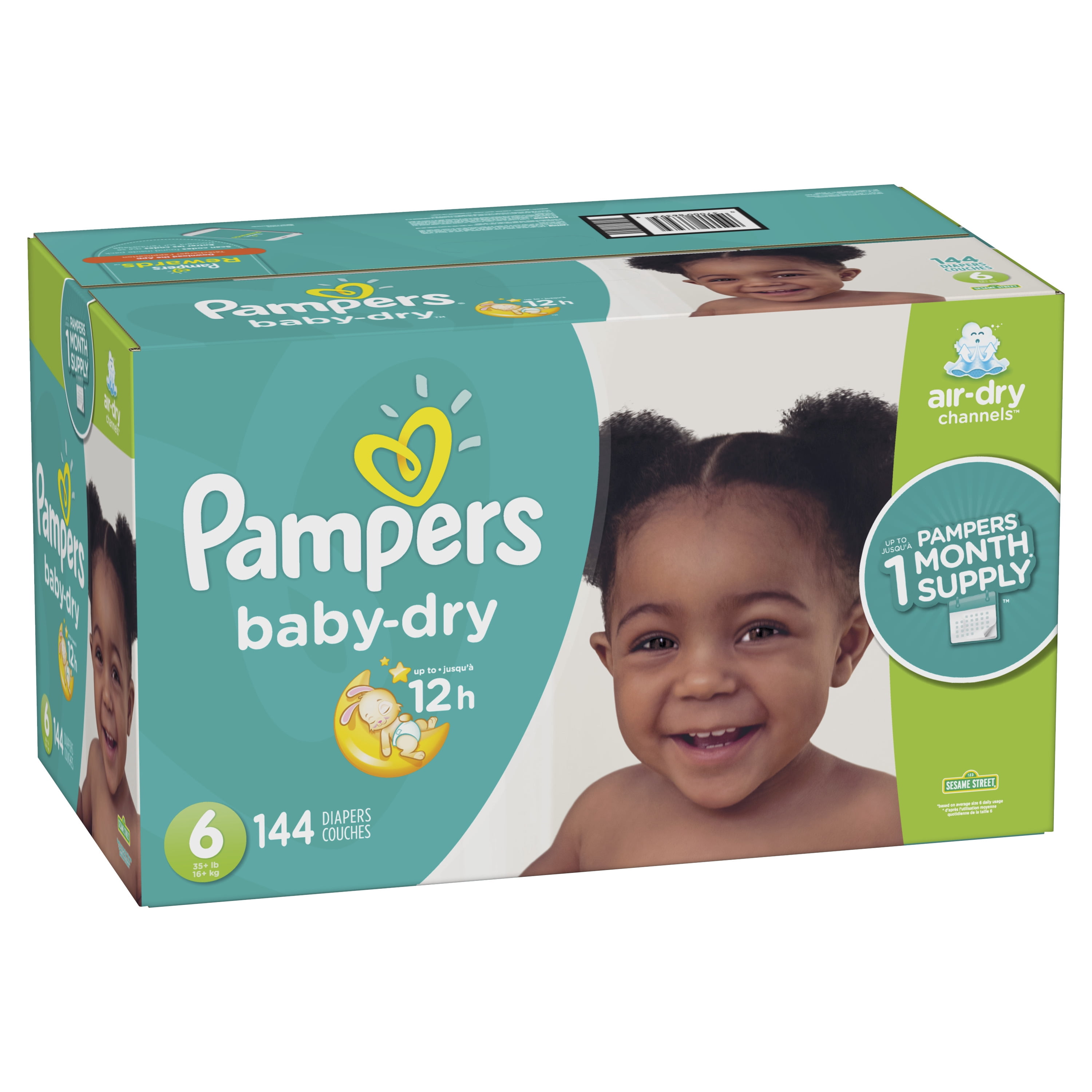 pampers diapers size 6 walmart