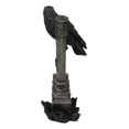 thumbnail image 3 of Odin Raven Perching On Thor Hammer Mjolnir With Viking Runes Skaldenmet Figurine, 3 of 8