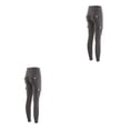 thumbnail image 1 of Qarigey Pantalones cortos de Yoga ajustados de cintura alta, pantalones de Fitness, cadera elástica, transpirables, para correr, piel de Type6 NO6, 1 of 6