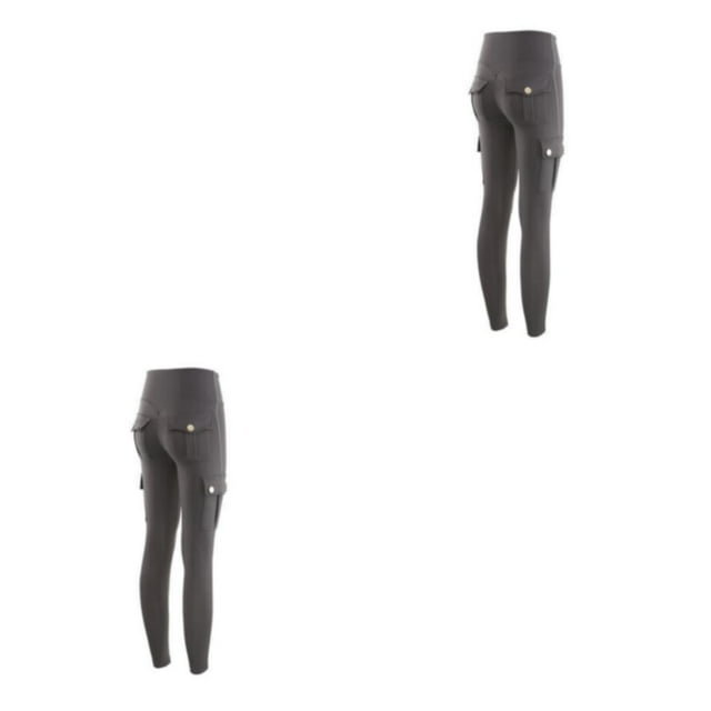 Qarigey Pantalones cortos de Yoga ajustados de cintura alta, pantalones de Fitness, cadera elástica, transpirables, para correr, piel de Type6 NO6