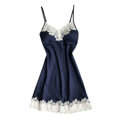 CZSCPDAW Lingerie For Women V Neck Sexy Exotic Open Front Negligee Women s Home Clothes Pajamas Sling Pajamas Thin Padded Lace Sexy Pajamas