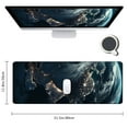 thumbnail image 2 of nygtbtfer Desk Pad, Office Desk Mat Large Gaming Mouse Pad Extended Computer Mouse Pad Water-Resistant Thick Writing Pads with Non-Slip Rubber Base for Office Home (), 2 of 6