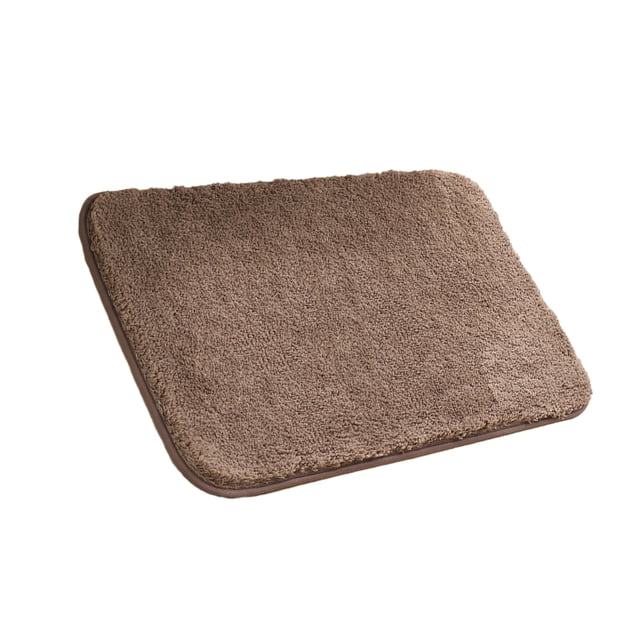 fastboy Polyester Bathroom Door Mat Anti-slip And Easy To Clean Practical And Stylish For Entryway Wide chestnut brown 40x60cm