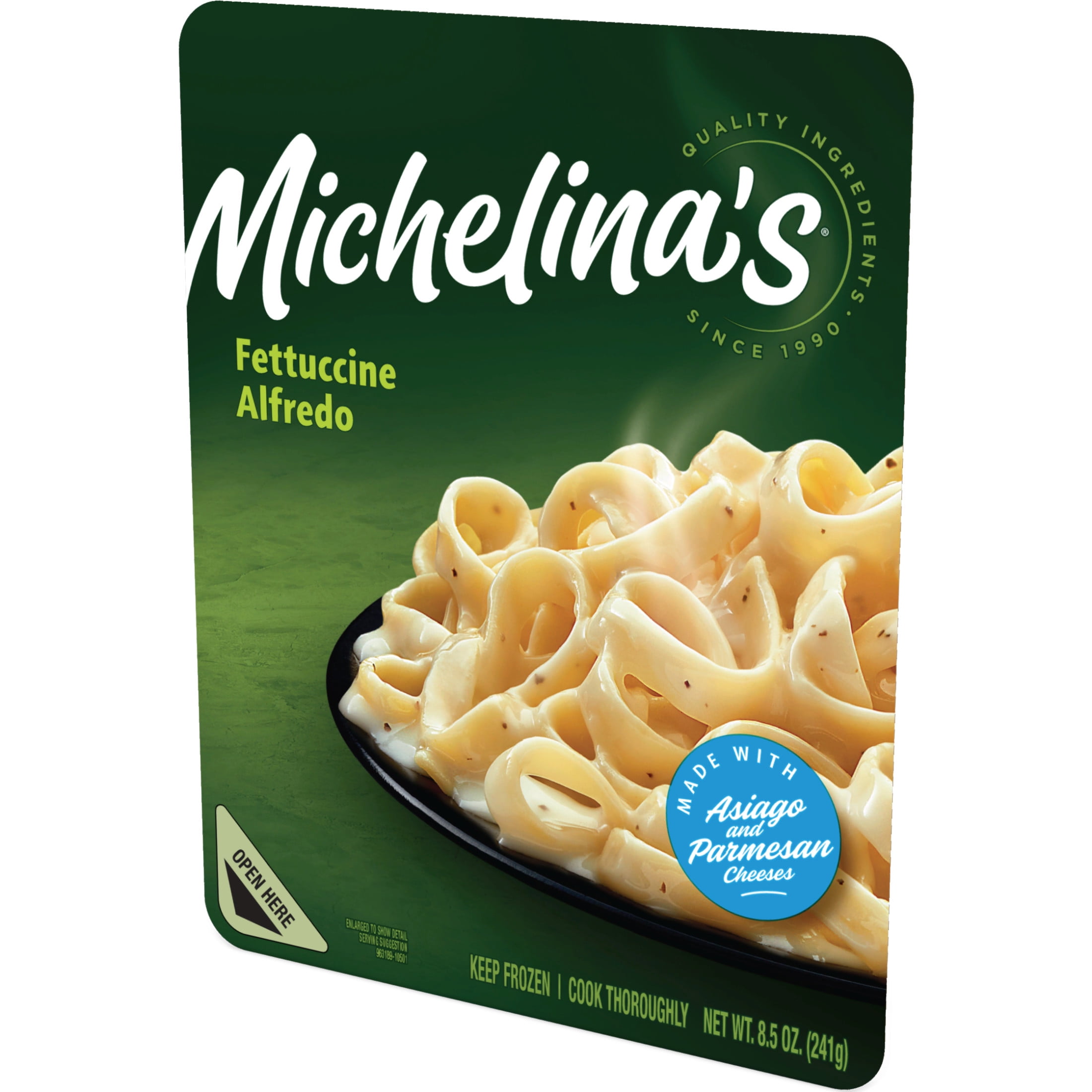 Michelina's Fettuccine Alfredo Meal 8.5oz Frozen Dinner with Rich